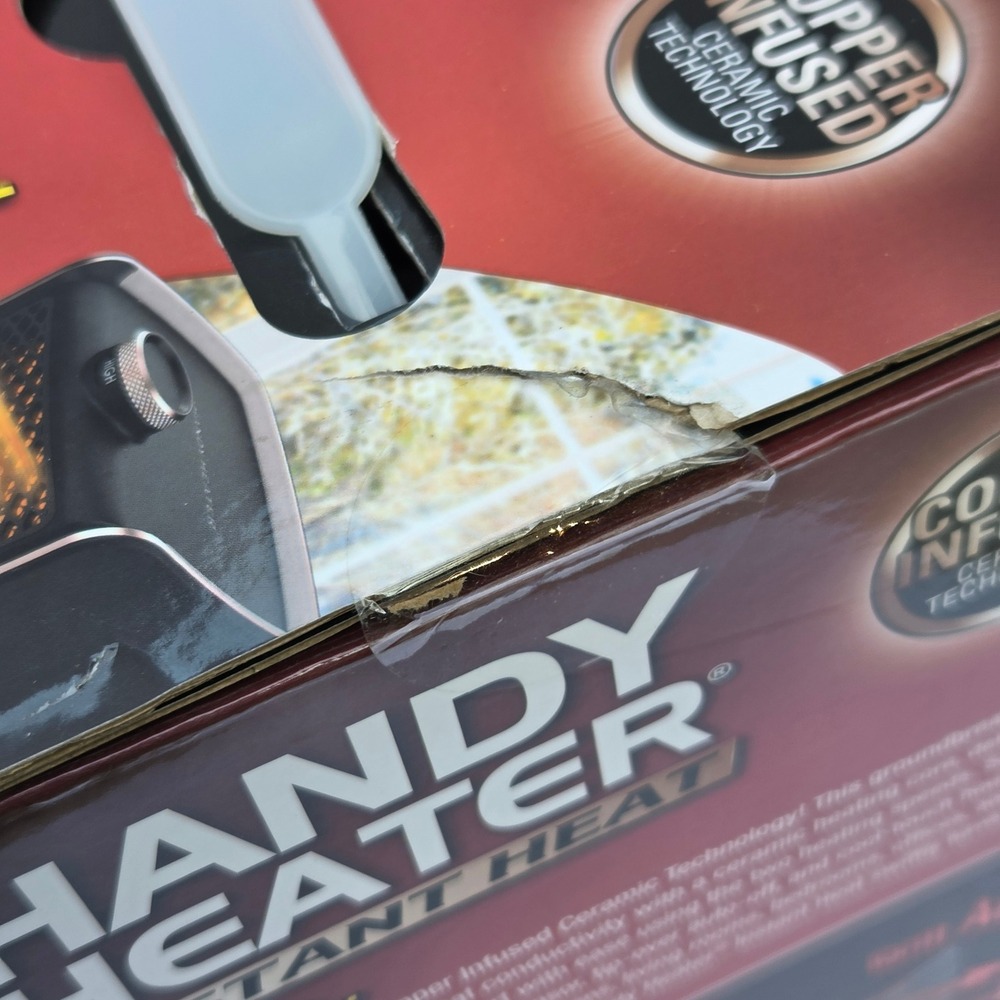 Handy Heater Instant Heat Black New Portable Copper Infused - Picture 8 of 8